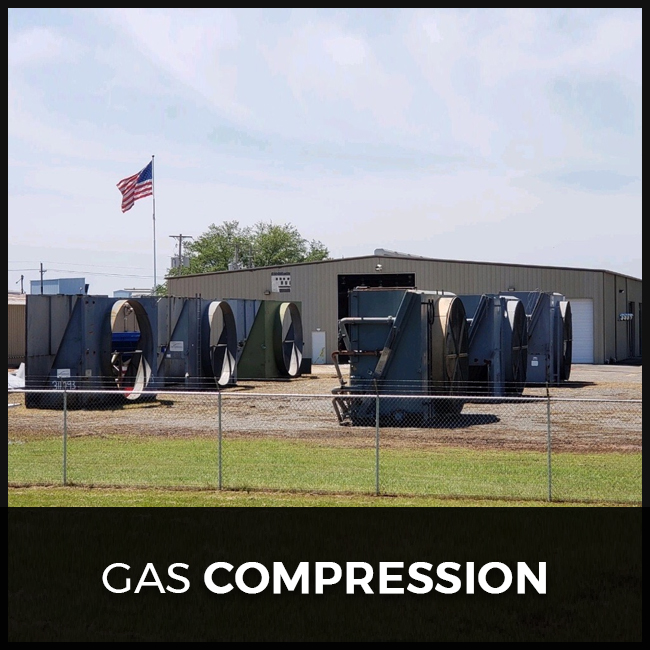 Gas Compression services for oilfield